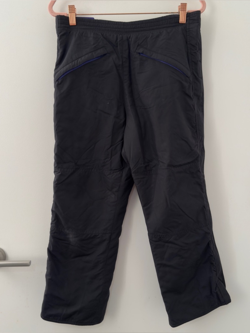L.L.Bean Kid’s Black Ski Pants Size Medium M 10-12 Outdoor Winter Snow Ski Sport